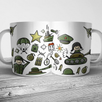 Кружка на 23 февраля коллегам