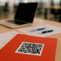 Печать наклеек с QR
