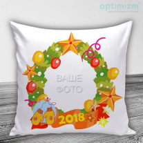 Новогодняя подушка - 17
