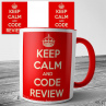 Кружка-keep-calm-and-code-review Фото № 1