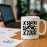 Печать QR кода на кружках, чашках в Минске Фото № 1